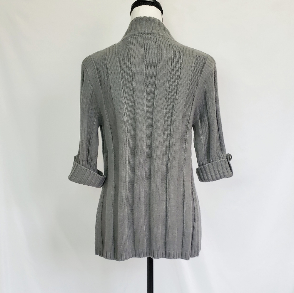 Love by Design grey cardigan - Picture 2 of 5